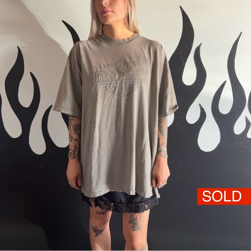 ❌SOLD❌Harley-Davidson Charcoal Short Sleeve Tee